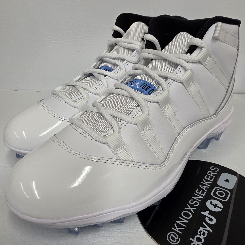 Nike Air Jordan 11 Mid TD Legend Blue Football Cleats HM7324-104 Men's Size 9